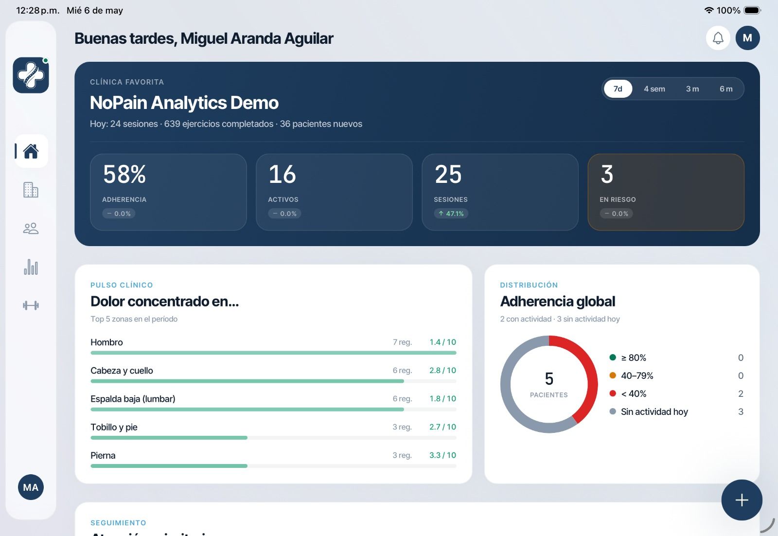 NoPain Pro — inicio clínico